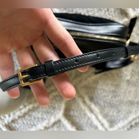 Lou YSL Suede Camera Crossbody Bag - Picture 10 of 14